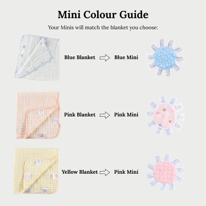 Sensory Bamboo Cotton Muslin Blanket