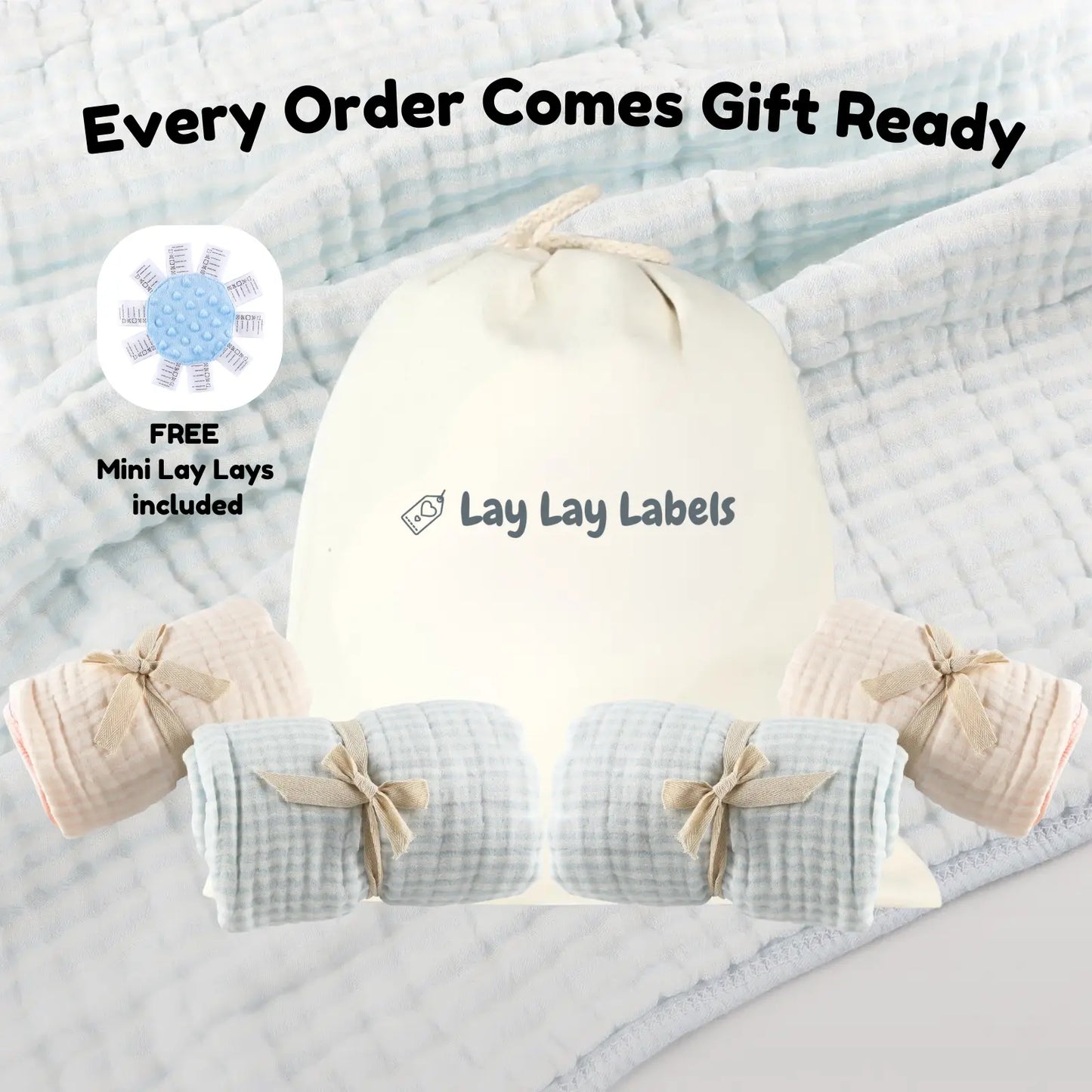 Sensory Bamboo Cotton Muslin Blanket
